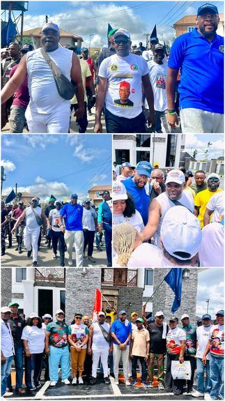 Abia Deputy Governor Emetu Joins Ohafia Labour Party Health Walk, Commends Organisers and Participants