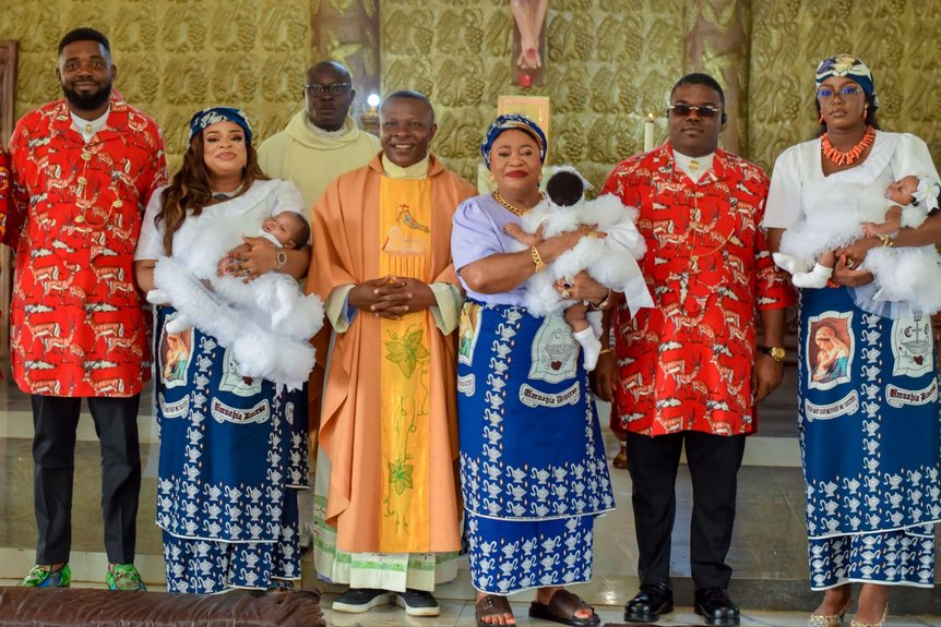 Emetu Family Celebrates Birth of Triplets with Special Thanksgiving Service