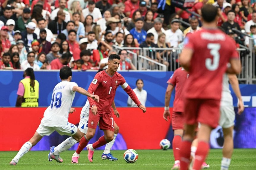 Ronaldo Becomes First Player to Score in Six World Cups as Portugal Thrash Uzbekistan
