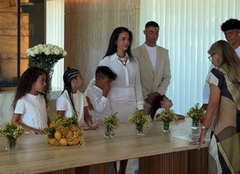 Georgina Rodriguez Explains Why She and Ronaldo Married in Their Living Room